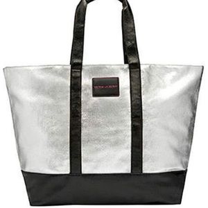 Victoria Secret Large Metallic Travel Bag